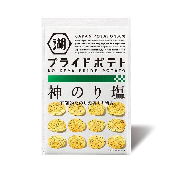 Koikeya Pride Potato 神のり塩 58g 12袋 プライドポテト おやつを買うなら湖池屋オンラインショップ